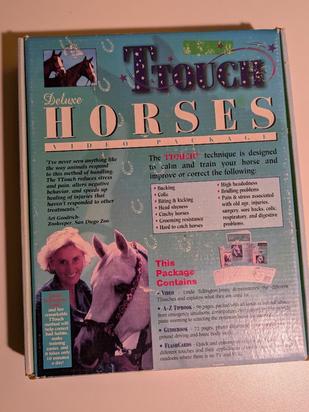 Deluxe TTouch Horses Video Package - VHS, 2 Books, Flash Cards